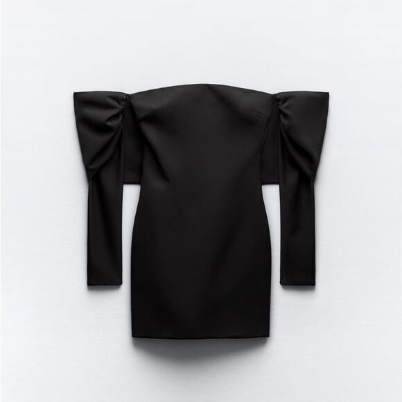 ZARA BLOGGER FAVORITE BOLERO STYLE DRESS SPECIAL EDITION - Picture 10 of 12